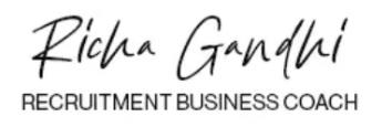 Richa Gandhi, Recruitment Business Coach — signature